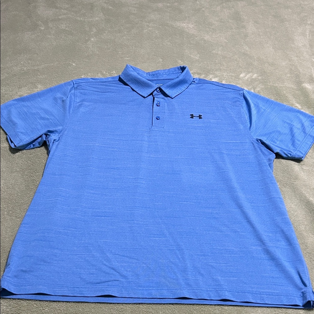 Under Armour Men's Vibrant Blue Polo Shirt